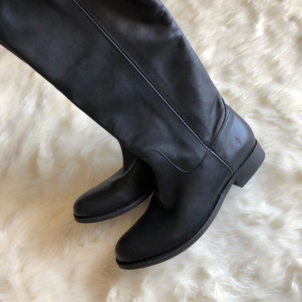 Frye Black Leather Riding Boot - Picture 8 of 8